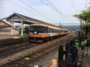 大井川鉄道で走る名鉄中古。これも大事なポイントらしい。