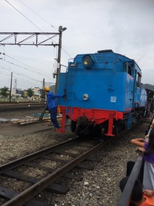 大井川鉄道機関車トーマスうしろがわです。後姿もカッコいい。