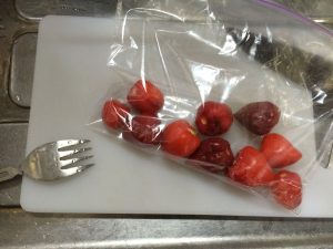 ハバネロ,直接触らない