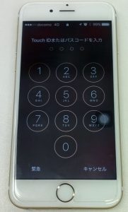 ご存じiPhone これはiPhone6です。
