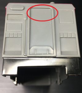 Arduino_ATCプラレールモーター車電線取付,電線取り出し位置決定