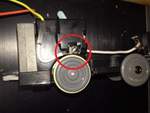 Arduino,プラレール,モーター車,電線取付